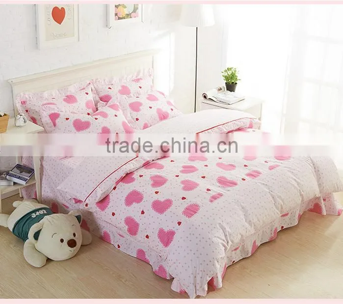 Custom printed romantie bedding harely davidson comforter set