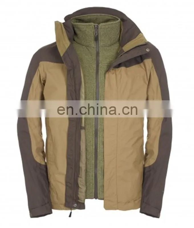 mens military winter jacket, pomotional jacket with fleece removable, windproof jacket(7 years alibaba experience)