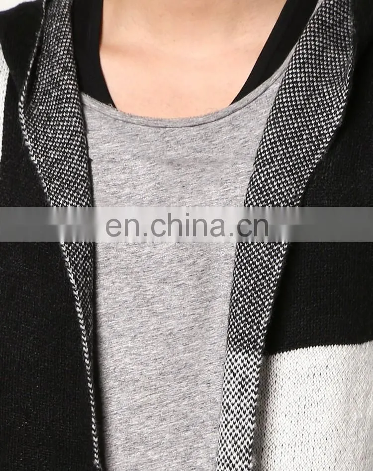 Latest fashion design wool man cashmere wool shrug long line sweater christmas sweaters winter