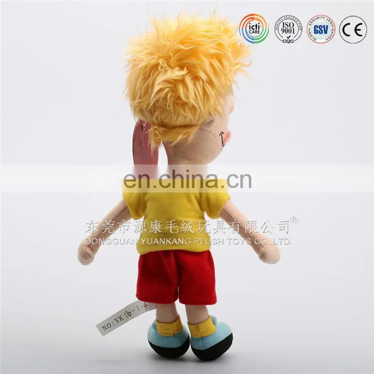 3d face plush doll,3d face with plush toy