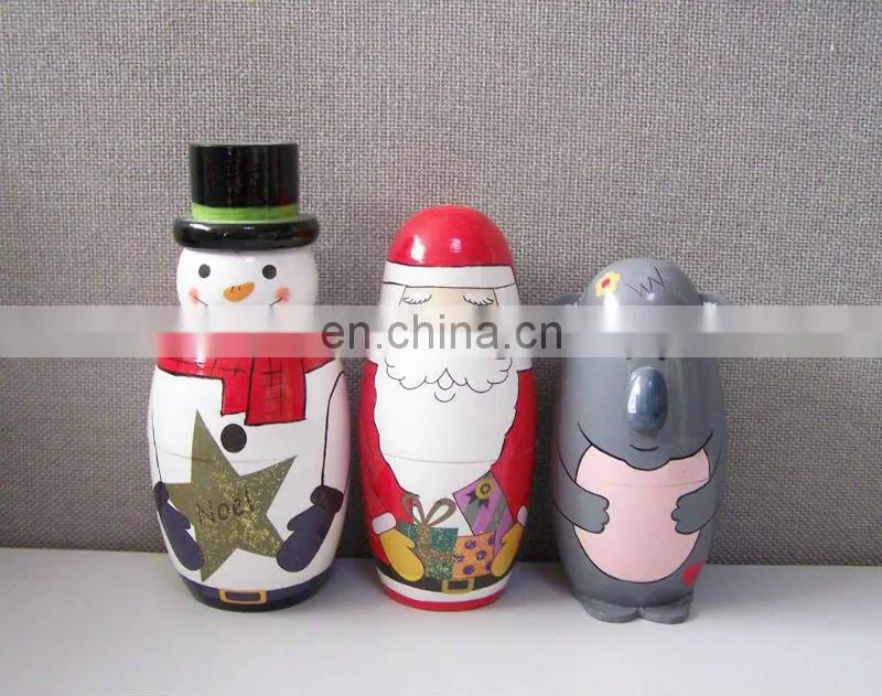 my family--popular santa nesting dolls