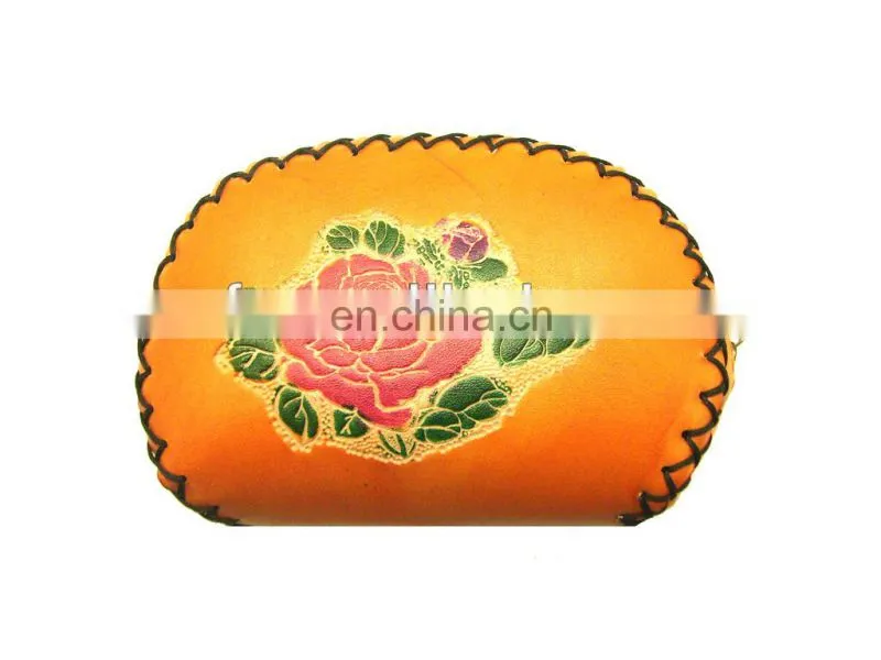 zipper genuine leather coin purse small mini pocket squeeze coin purse for kids MCP-0024