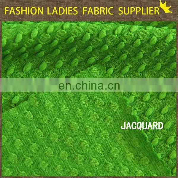 polyester knit clothing new jacquard knitting fabric autumn women jacquard