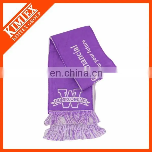 Custom Acrylic/Spandex Jacquard Scarf