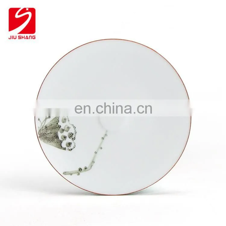 Handled Stoneware Square Silvergrey Table Wedding Drink Coasters