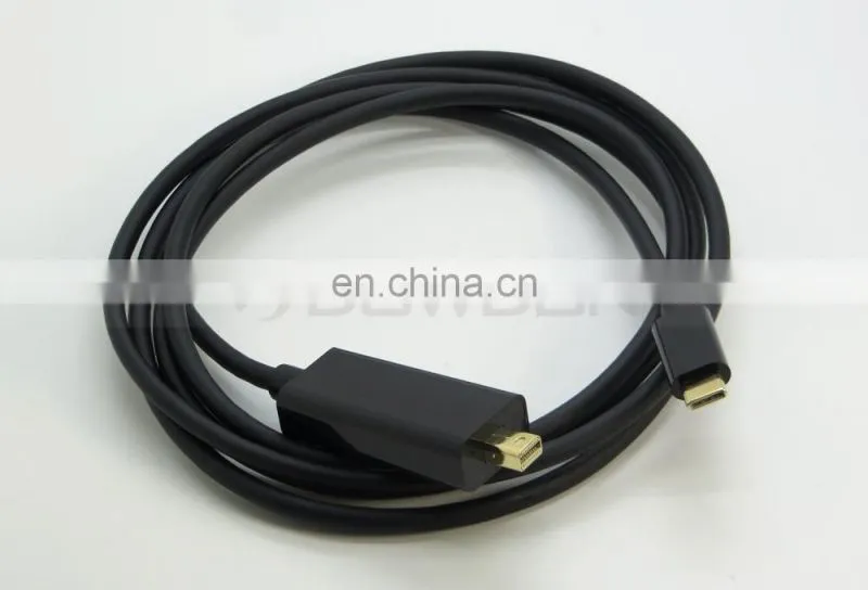 1.8M Type-C USB 3.1 C to Mini DisplayPort DP 4K Adapter Cable for Macbook