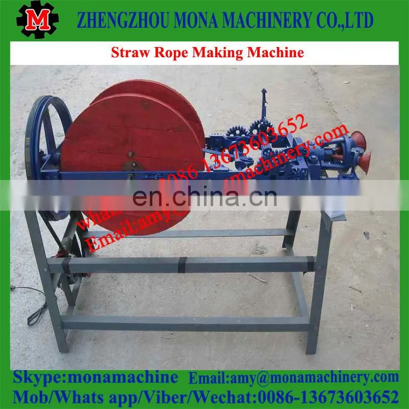 Good performance Straw Making Machine/Rope Braiding Machine/Rice Straw Mat Knitting Machine for sale