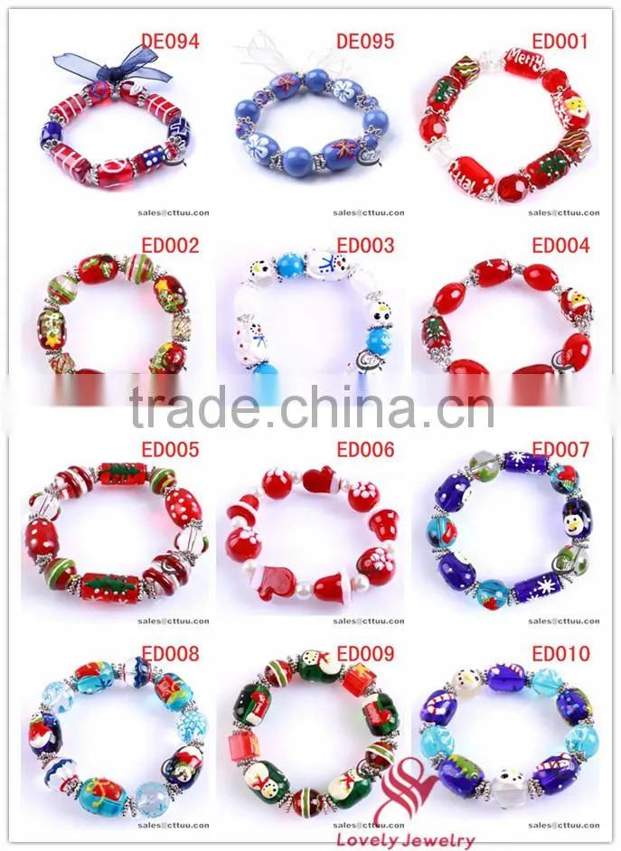 HAPPY NEW YEAR Best gift bulk christmas bracelets ED019