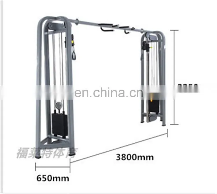 Multifunctional gym comprehensive training equipment crossover flat cable