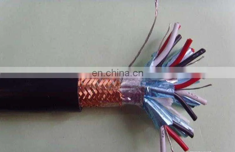 Copper conductor copper wire braiding computer instrument cable for Myanmar