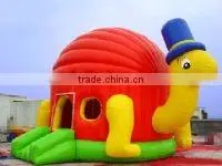 High Quanlity Customized Funny Kids Inflatable Tortoise Jumping Castle