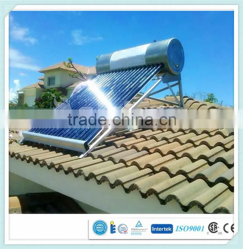 Manufacturer vacuum tube solar water heater 100,150,200,300L