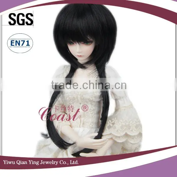 red wine color adorable baby doll hair wigs many color can made