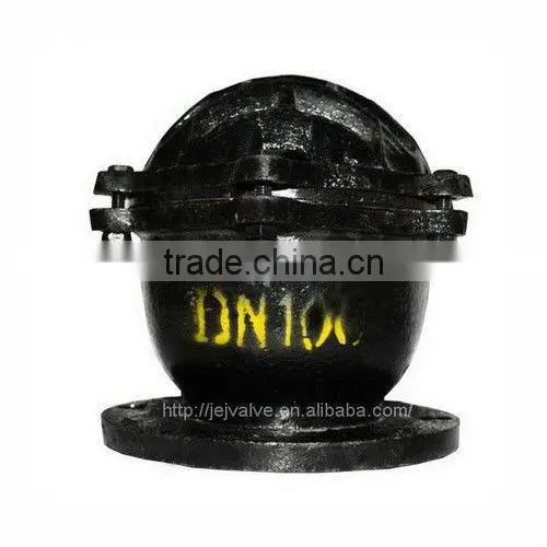 Flanged and threaded water foot valve