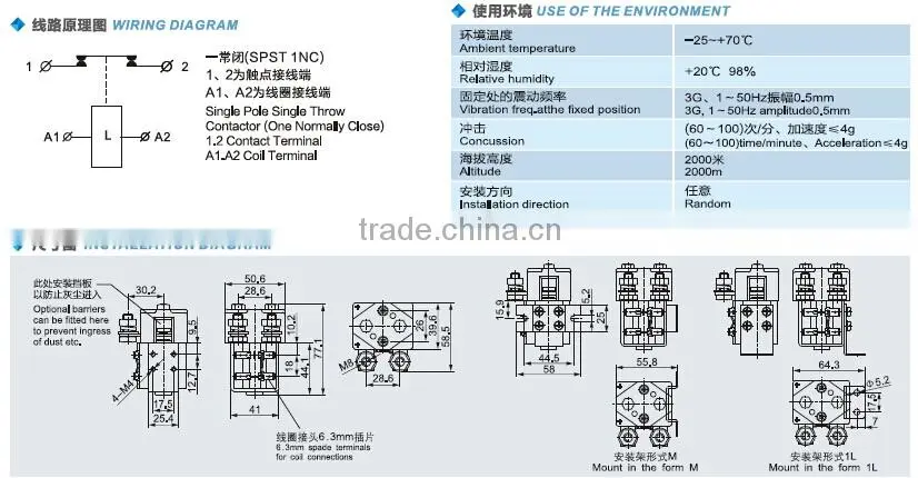 SAYOON DC CONTACTOR CZWB100A