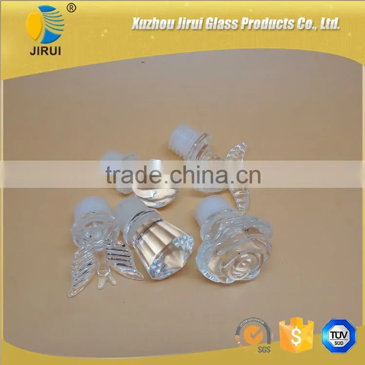 wholesale clear glass caps for diffuser glass bottles