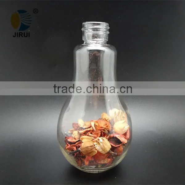 850ml lamp shape glass bottle with screw top