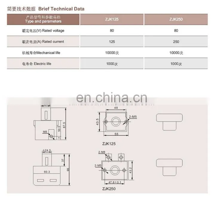 Forklift Parts Emergency Stop Switch For Electric Pallet Truck ED125