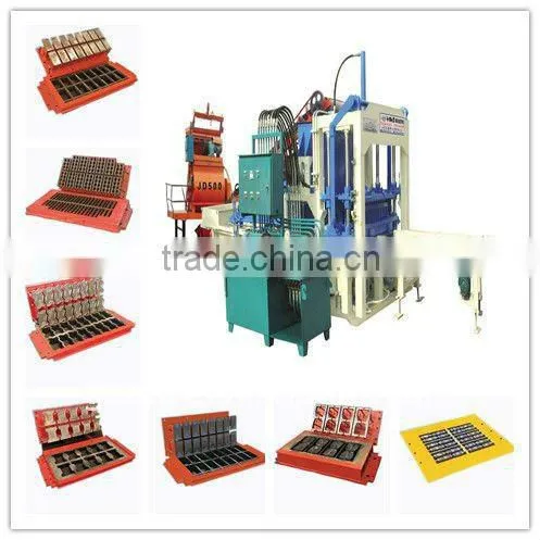 low cost hydraform brick making machine DS4-15 hot selling concrete hollwo block making machine export to South Africa