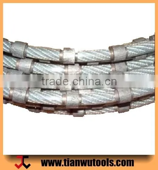 Profiling Diamond Plastic Wire Saw Diamond Wire Rope
