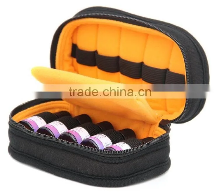 10 bottle black velvet essential oil carrying case,custom soft Essential oil bag, soft essential oil travel bag case