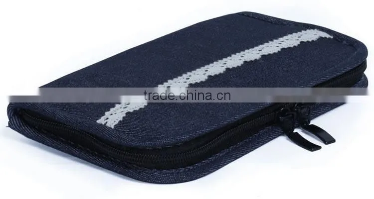 Portable Jean Cloth Jewelry Storage Bag Jewelry Pouch Travel Jewelry Organizer