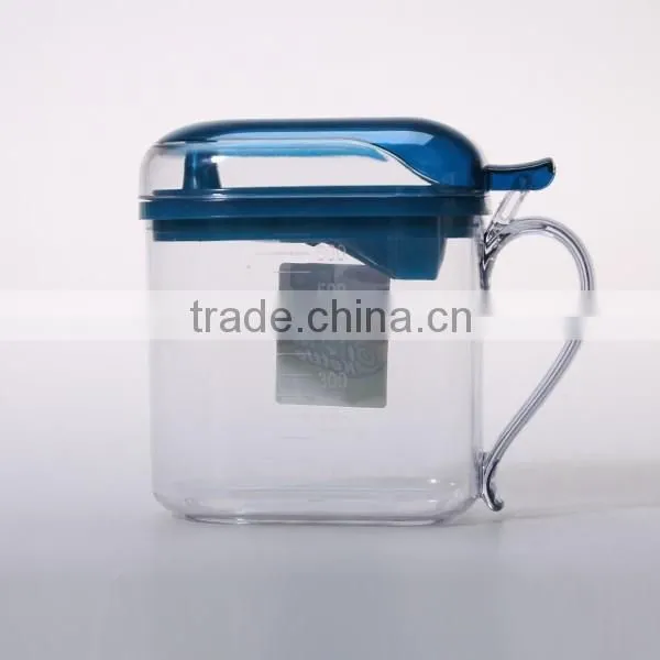 Retangular 650ml plastic cook oil bottle kitchen accessories