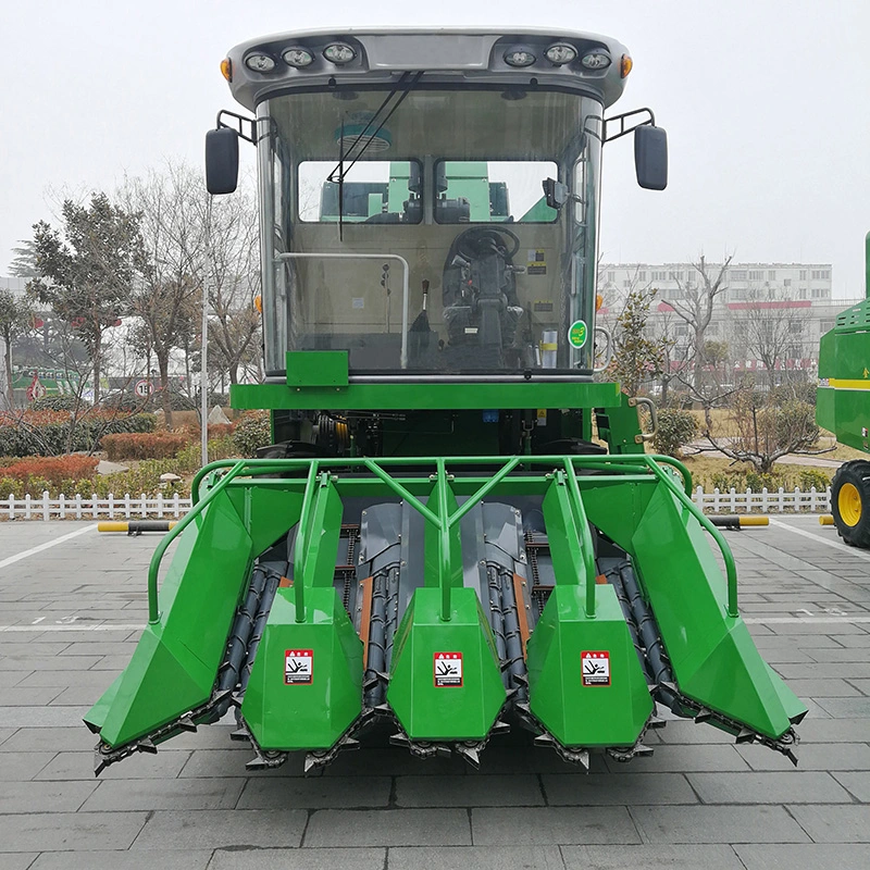 corn combine harvester