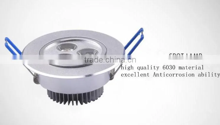 3w led down light 86mmx38mm 35/60degrees