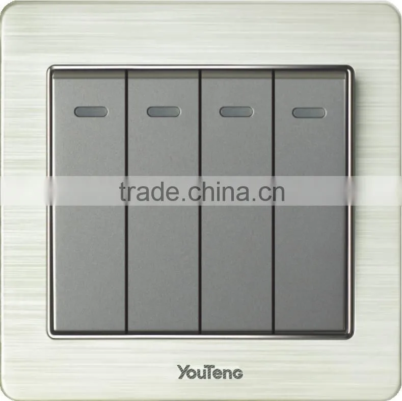 16A 4 gang 1 way smart push switch smart switch