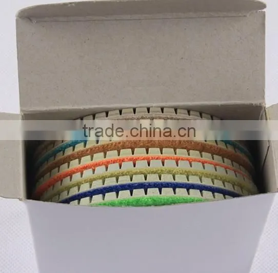 wet polishing pads 4inch x3mm for polishing granite /marble