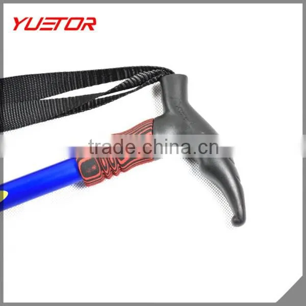 cheap 4 section telescope anti-shock aluminum walking sticks