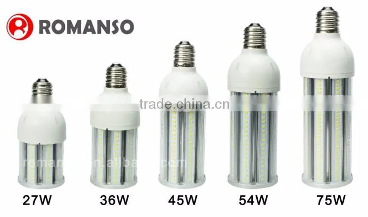 5 Years Warranty Outdoor IP65 277V 12W-75W UL E39 LED Corn Light Bulb