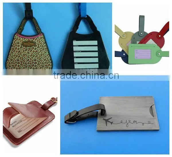 soft pvc luggage tag