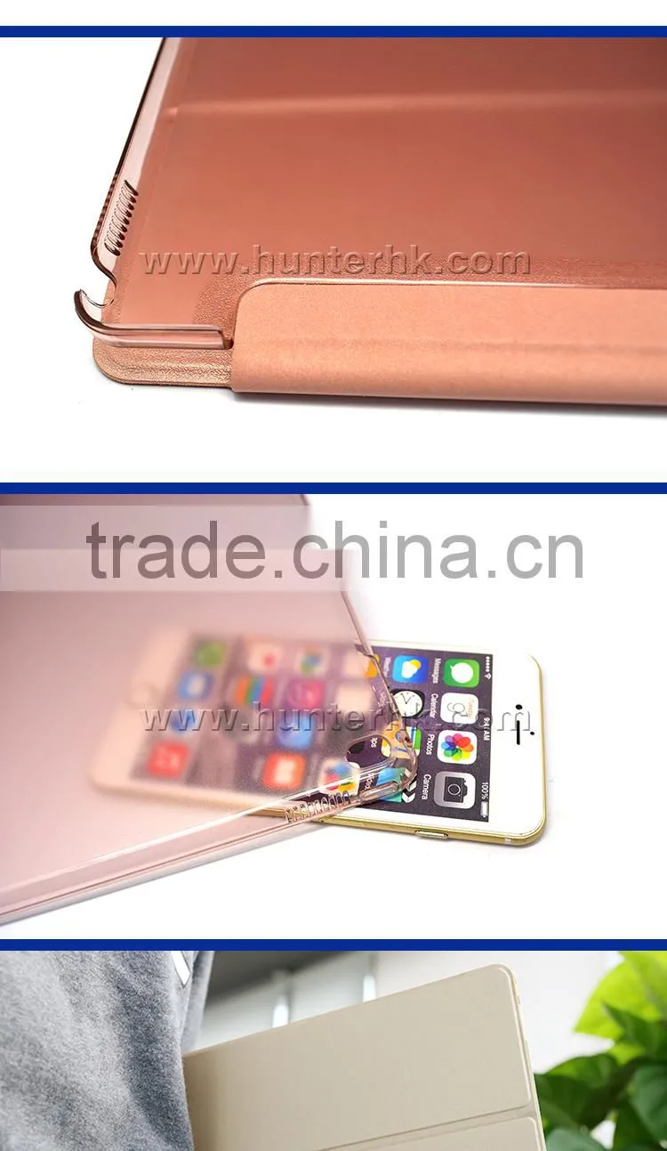 Smart Cover Clear PC Case Tablet Case For iPad Pro