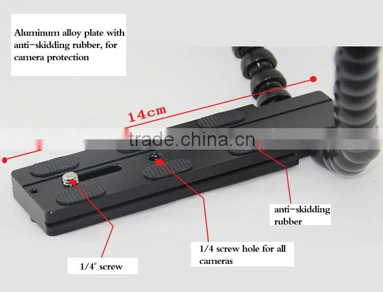 2016 new technology flash led light work tripod stand with 1/4"Screw