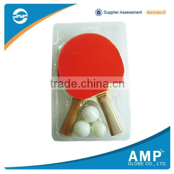 Cheap poplar wood table tennis racket size
