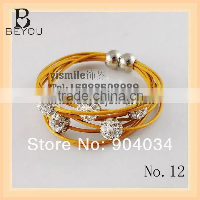 2013 New Fashion Five Rhinestone Beads Tibetan Bracelet