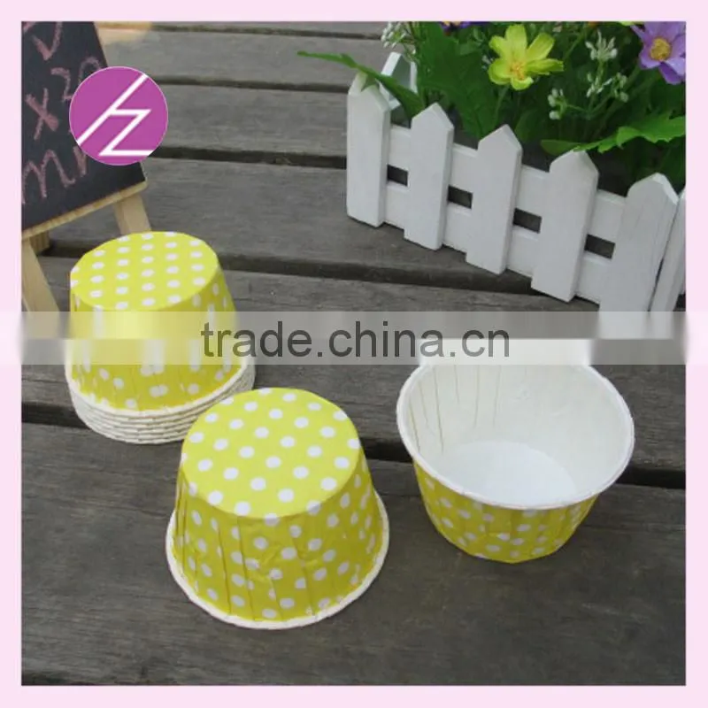 Best quality Updated custom paper cupcake liners Paper cupcake decorating kit Wedding cake liners and toppers round dot