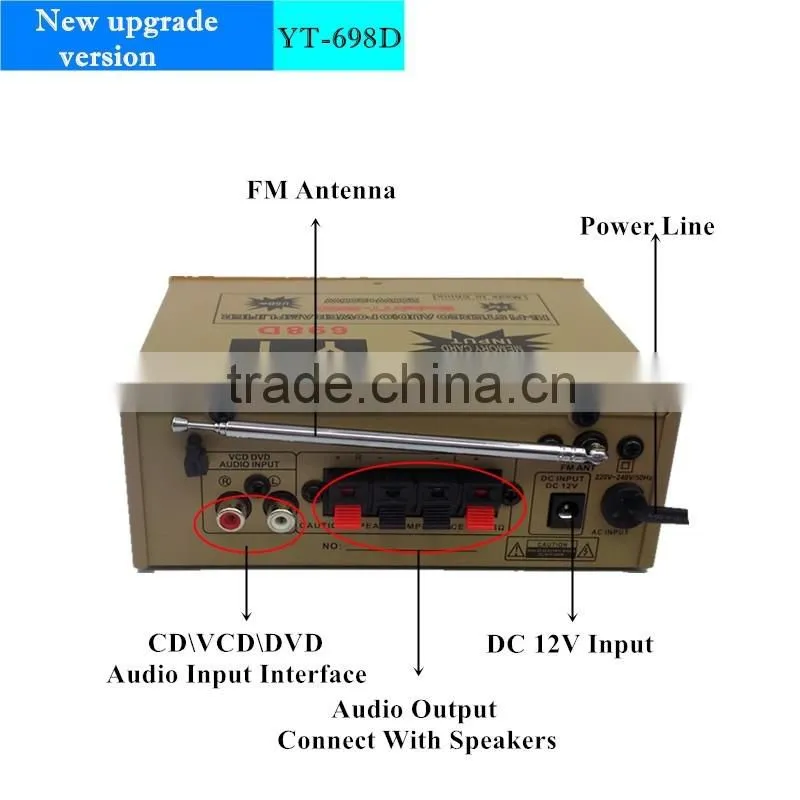 Power amplifier audio amplifier