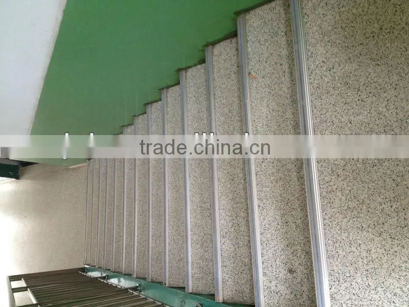 brown Aluminum Anti-slip Strips for Stairs wrapping angle