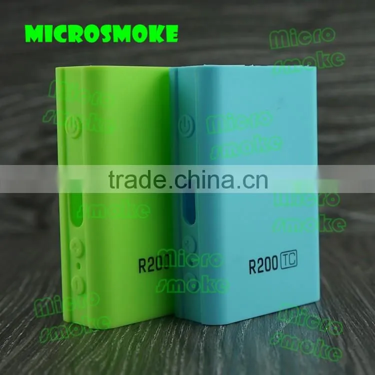 Newest silicone case for Smoke R200 TC Box Mod with Mini TFV4 Tank silicone skin/sleeve for Smoke R200W Kit