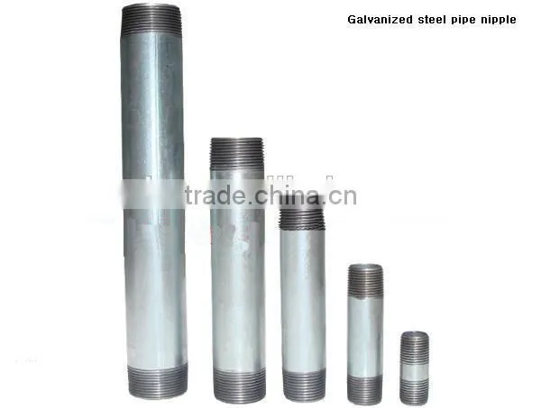 Standard Carbon Steel Galvanized Barrel Nipples SCH40