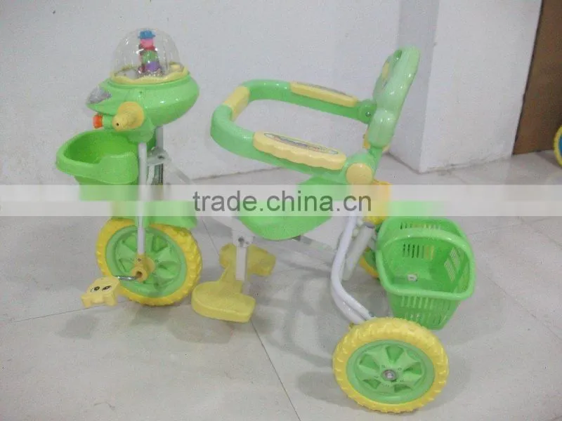 3-wheels baby bicycle,with light and music,CE approved