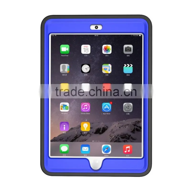 2016 Luxury PU Leather Wake Sleep Function Folding Leather PU TPU PC Full Cover Shockproof Case For iPad Mini 4 TB-0281