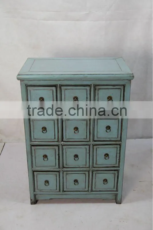 Chinese antique blue medicine cabinet