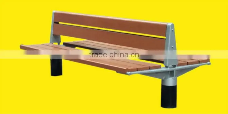 Anti-decay anti-skip waterproof wpc garden bench