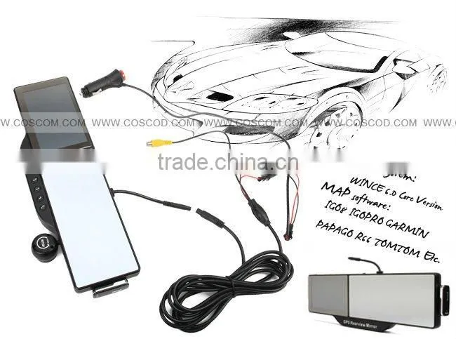 5 inch HD Car DVR with hd 720P and 180 degrees