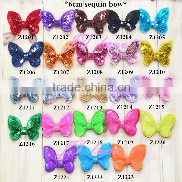 Lavender shabby satin ribbon hair bow- garment bow accessories- shoes bow decorate- lady's bow accessories
