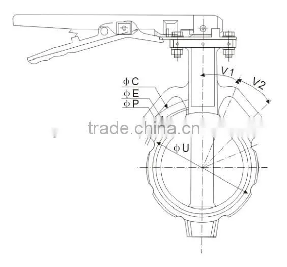 Manual Soft-back Butterfly Valve